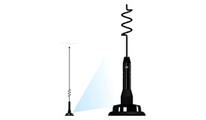 Antena Móvel UHF 5/8 de Onda WHIP 900 MHz - AP3900 / AP39001 / AP39002