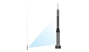 Antena móvel VHF 5/8 de Onda SLIM com Mola - AP6189